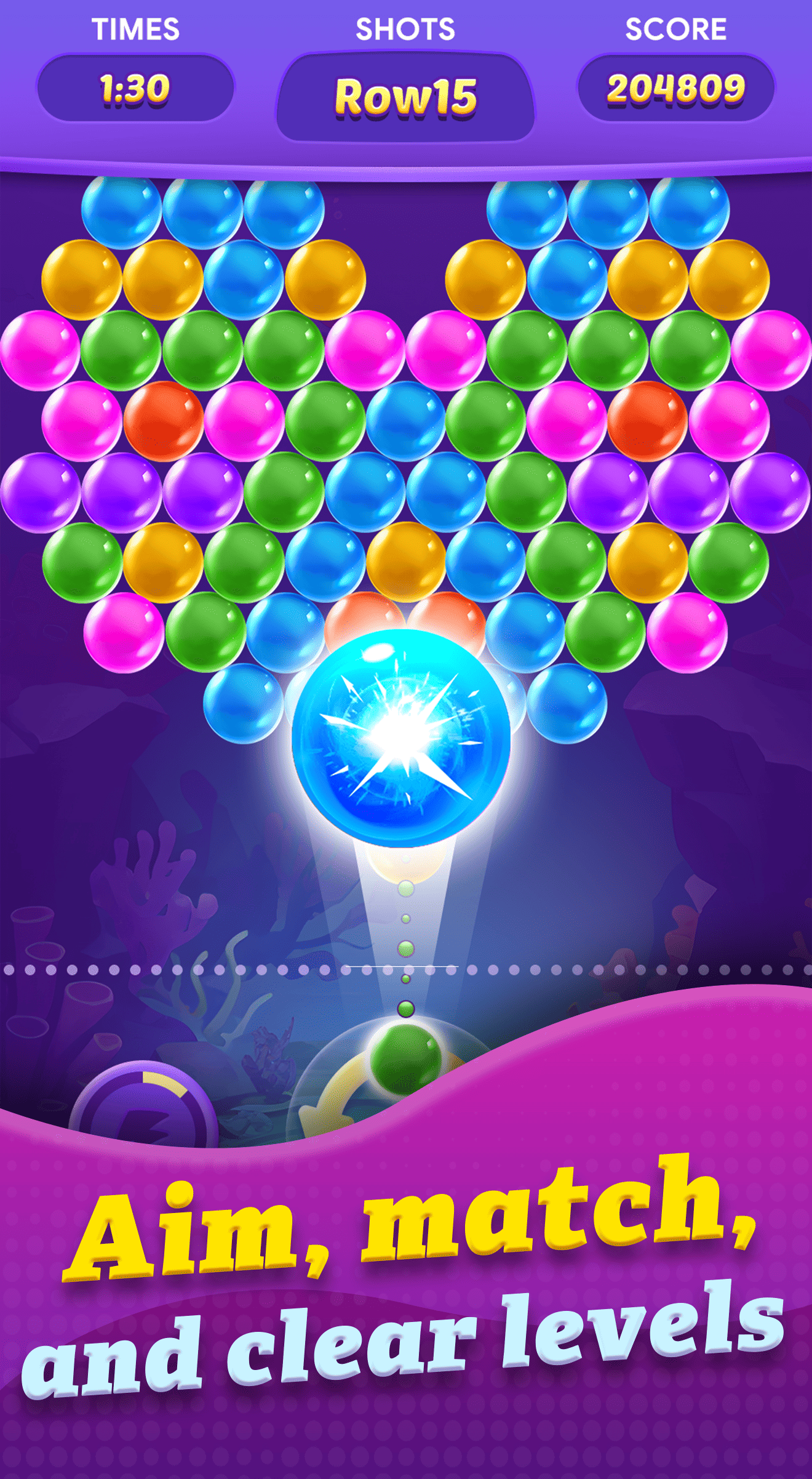 Superb Bubble game screenshot