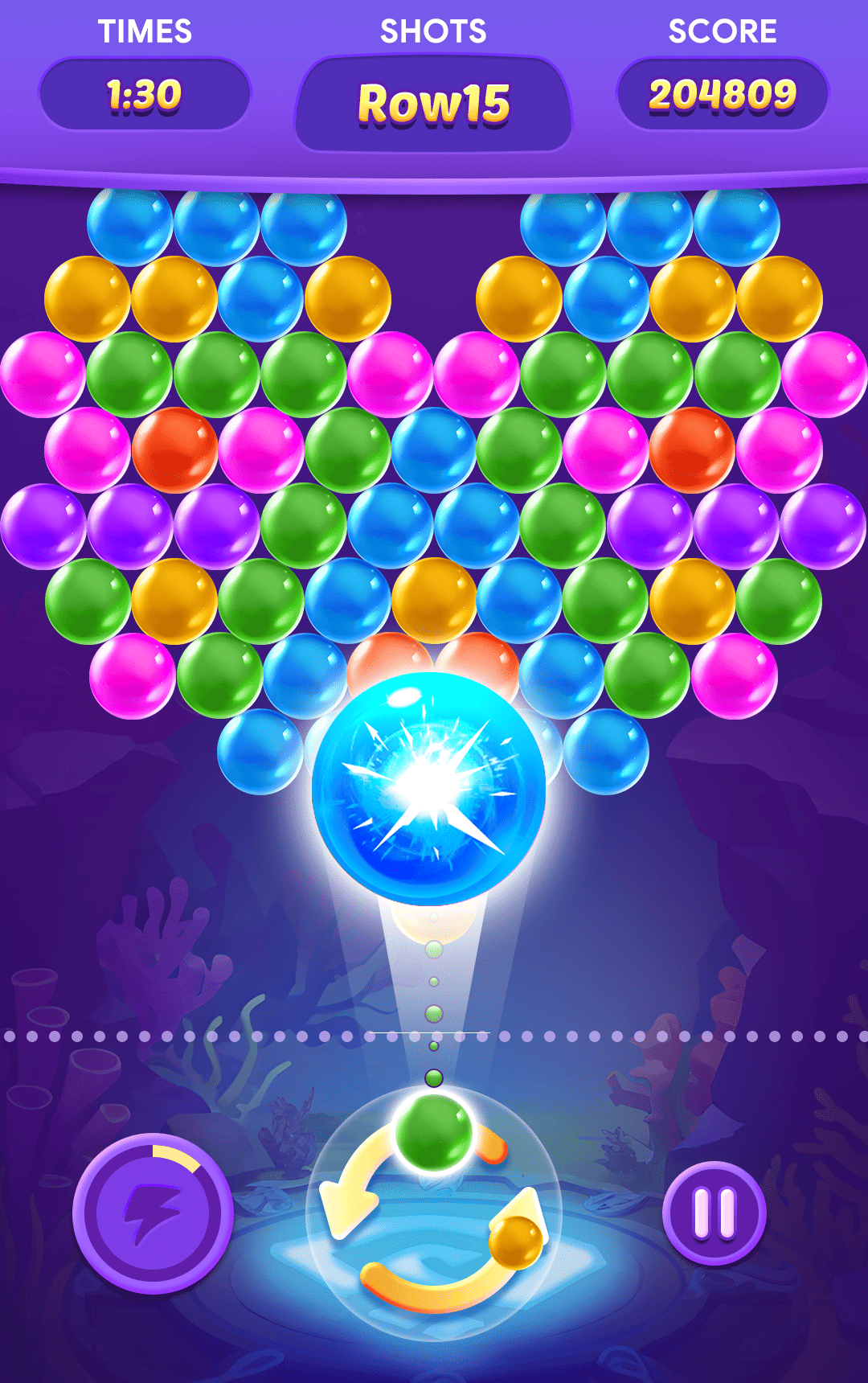 Bubble Battle mode screenshot